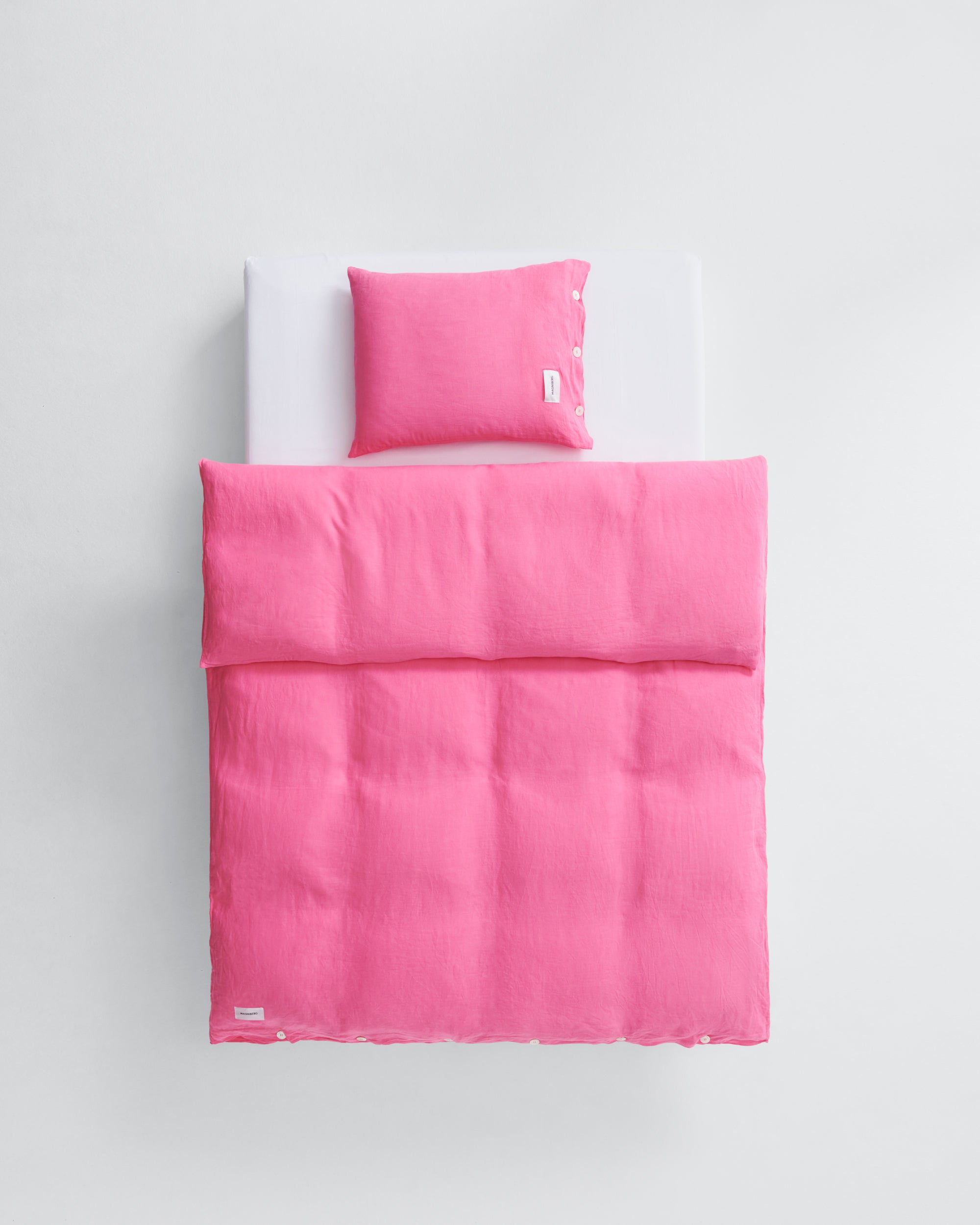 Mother pillow case | Happy pink Linen